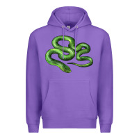 Purple boomslang snake Premium Hoodie - LillyAllenDesigns
