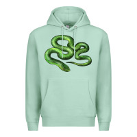 Seafoam boomslang snake Premium Hoodie - LillyAllenDesigns