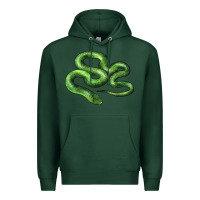 Sports Green boomslang snake Premium Hoodie - LillyAllenDesigns