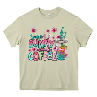 Mossy some bunny needs coffee easter Heavy Core Tee - Jasminsmagicworld