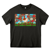 Asphalt cute chicken Heavy Core Tee - TumblerDesignByShophia