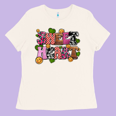 Sweetheart Olivia Ladies Tee Designed By Oliviacreatesart