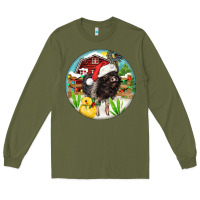 Army Green Baby pig Long Sleeve Tee - FaDigitalArtStudio
