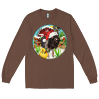 Chestnut Baby pig Long Sleeve Tee - FaDigitalArtStudio