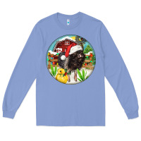 Colony Blue Baby pig Long Sleeve Tee - FaDigitalArtStudio