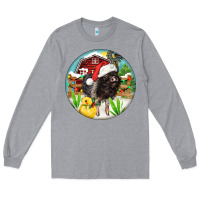 Heather Grey Baby pig Long Sleeve Tee - FaDigitalArtStudio