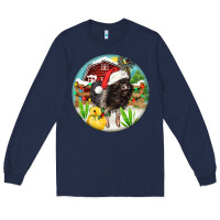 Navy Baby pig Long Sleeve Tee - FaDigitalArtStudio
