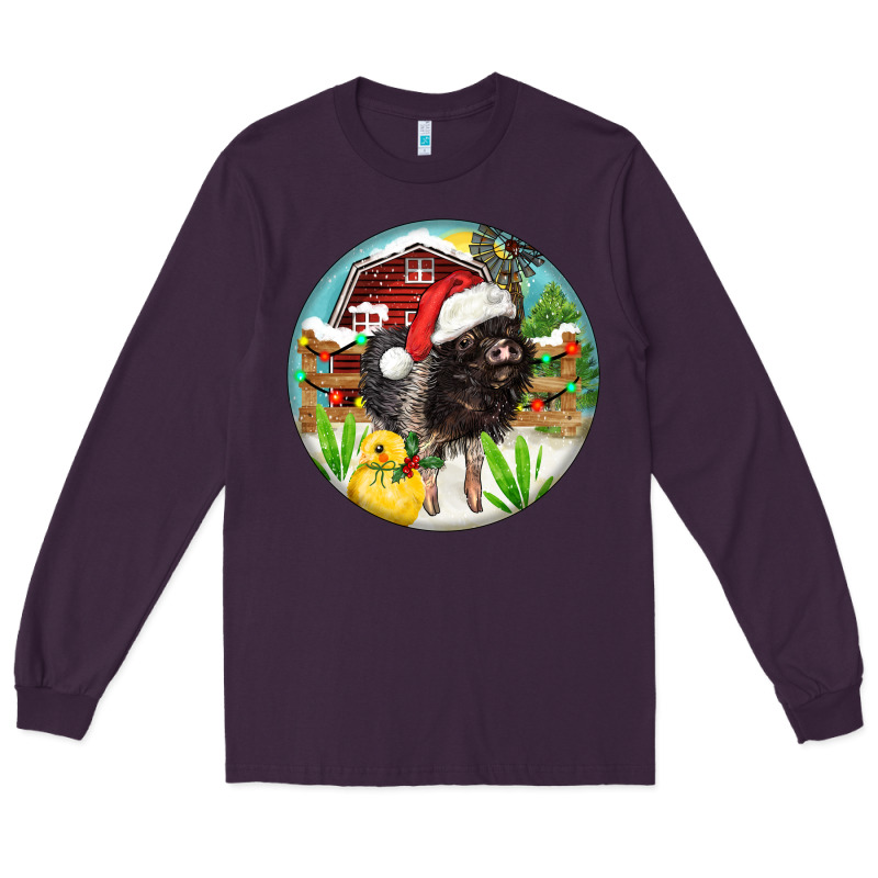 Baby Pig Long Sleeve Tee by FaDigitalArtStudio | Teevron