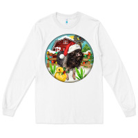 White Baby pig Long Sleeve Tee - FaDigitalArtStudio