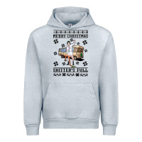 Heather Grey merry christmas shitters full Urban Hoodie - artisFamous