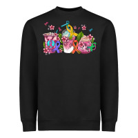 Black western cancer  coffee cups with ribbons Heavyweight Sweatshirt - AdoDesignShop