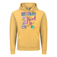 Vintage Mustard birthday girl 1 Vintage Hoodie - BundleAndBundleShop