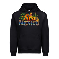 Black viva mexico Urban Hoodie - RanaPortraitStore