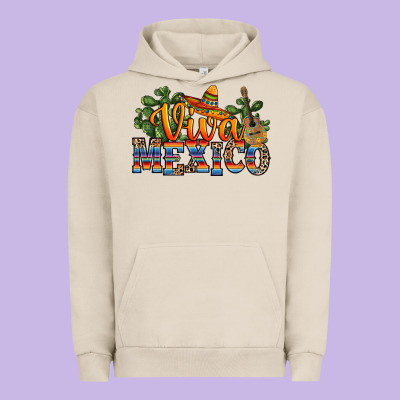 Viva Mexico Urban Hoodie Designed By Ranaportraitstore