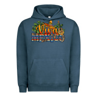 Pigment Midnight Navy viva mexico Urban Hoodie - RanaPortraitStore