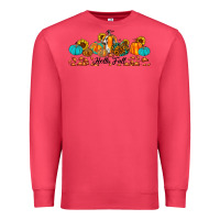Cardinal hello fall pumpkin sunflower Premium Sweatshirt - JahusDesignShop