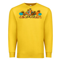 Lemon hello fall pumpkin sunflower Premium Sweatshirt - JahusDesignShop
