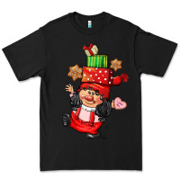 Black cute christmas girl gnome Premium Tee - CowGirlArtShop