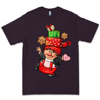 Plum cute christmas girl gnome Premium Tee - CowGirlArtShop