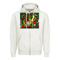 Oatmeal Heather beer set for Christmas Zipper Hoodie - AdoDesignShop