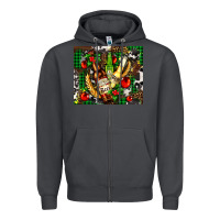Smoke beer set for Christmas Zipper Hoodie - AdoDesignShop