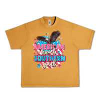 Peanut Butter American heart southern soul 4th of july Urban Heavy Tee - FaDigitalArtStudio