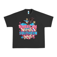 Pigment Black American heart southern soul 4th of july Urban Heavy Tee - FaDigitalArtStudio