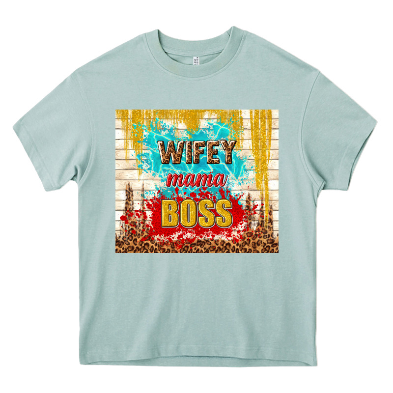 Wifey Mama Boss Heavy Core Tee by TumblerDesignByShophia | Teevron