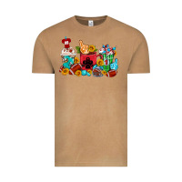Vintage Camel Coffee And American Football Coffee Cups Vintage Tee - FaDigitalArtStudio