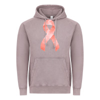 Vintage Zinc uterine or endometrial cancer ribbon Vintage Hoodie - FaDigitalArtStudio