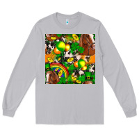Moon Dust St. Patrick's Day Horse With Balloons Long Sleeve Tee - FaDigitalArtStudio