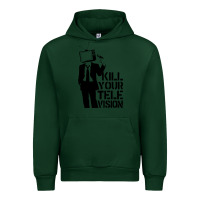 Forest Green kill your television Urban Hoodie - artisFamous