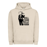 Pigment French Oak kill your television Urban Hoodie - artisFamous