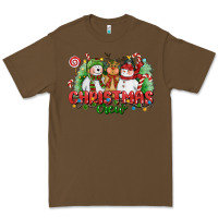 Cacao christmas crew polar bear reindeer and snowman Premium Tee - CowGirlArtShop