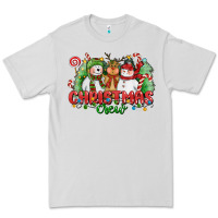 Christmas Crew Polar Bear Reindeer And Snowman Premium Tee | Teevron
