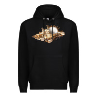 Black murex snail Premium Hoodie - LillyAllenDesigns
