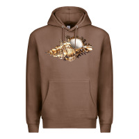 Chestnut murex snail Premium Hoodie - LillyAllenDesigns