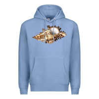 Colony Blue murex snail Premium Hoodie - LillyAllenDesigns