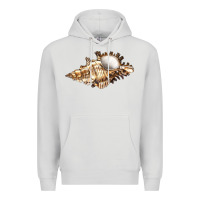 Dove Grey murex snail Premium Hoodie - LillyAllenDesigns