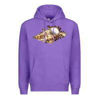 Purple murex snail Premium Hoodie - LillyAllenDesigns