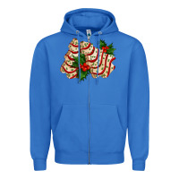 True Royal white christmas tree cake ado Zipper Hoodie - AdoDesignShop
