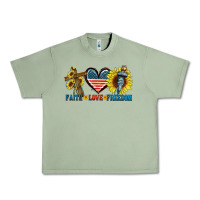 Oil Green Fatih love freedom Urban Heavy Tee - FaDigitalArtStudio