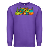 Purple hello fall Premium Sweatshirt - JahusDesignShop