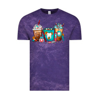 Cloud Purple Dentist Coffee Cups Vintage Tee - FaDigitalArtStudio