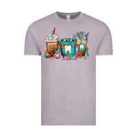 Vintage Zinc Dentist Coffee Cups Vintage Tee - FaDigitalArtStudio