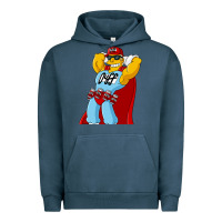 Pigment Midnight Navy The Simpsons duff beer Urban Hoodie - artisFamous