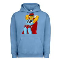 Pigment Pebble Blue The Simpsons duff beer Urban Hoodie - artisFamous