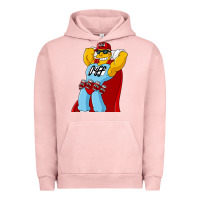 Pigment Salmon The Simpsons duff beer Urban Hoodie - artisFamous