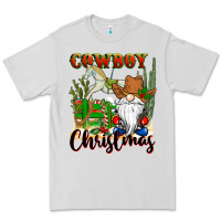 Dove Grey cowboy christmas gnome Premium Tee - CowGirlArtShop