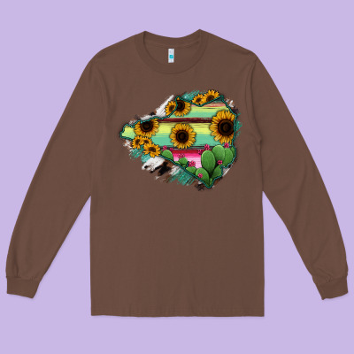 Colima State Of Mexico Map Long Sleeve Tee Designed By Ranaportraitstore